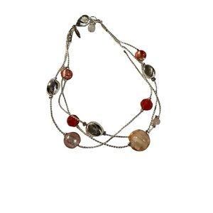 Avon Breast Cancer Illusions Multi-Strand Beaded Necklace NIB 2016